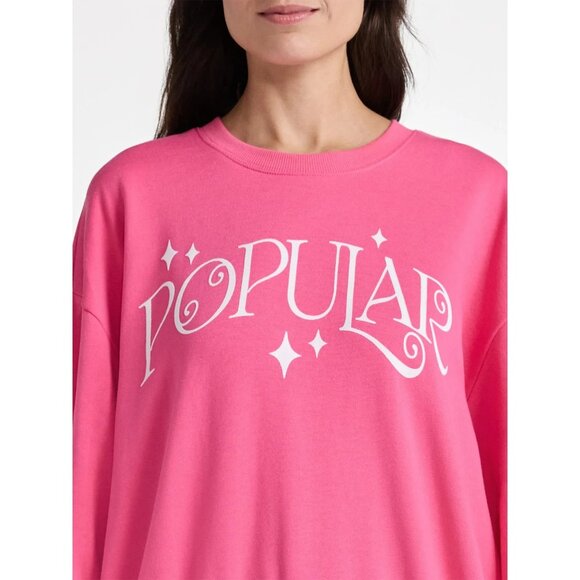 WICKED Womens POPULAR Sweatshirt Large Pink - Picture 5 of 10